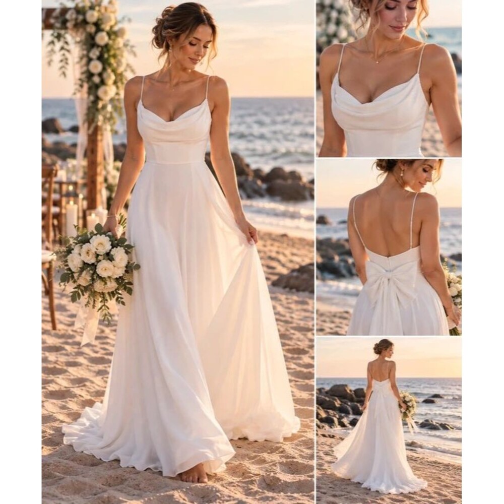 The most beautiful dress you'll see today.
